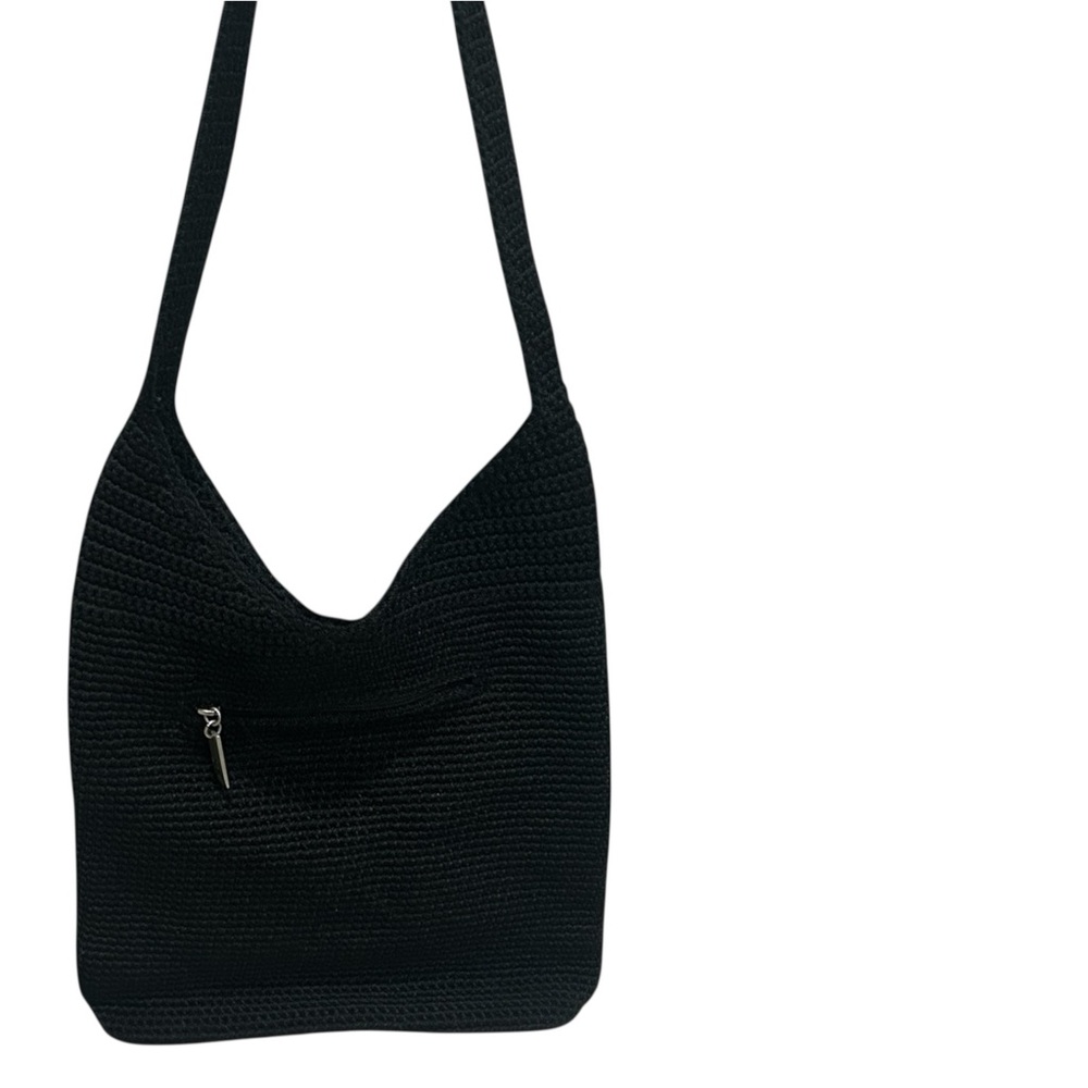 The Sak Black Knit Shoulder Bag